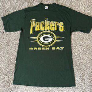 Vintage Green Bay Packers Shirt Mens XL Tall  NFL Single Stitch Competitor 90s